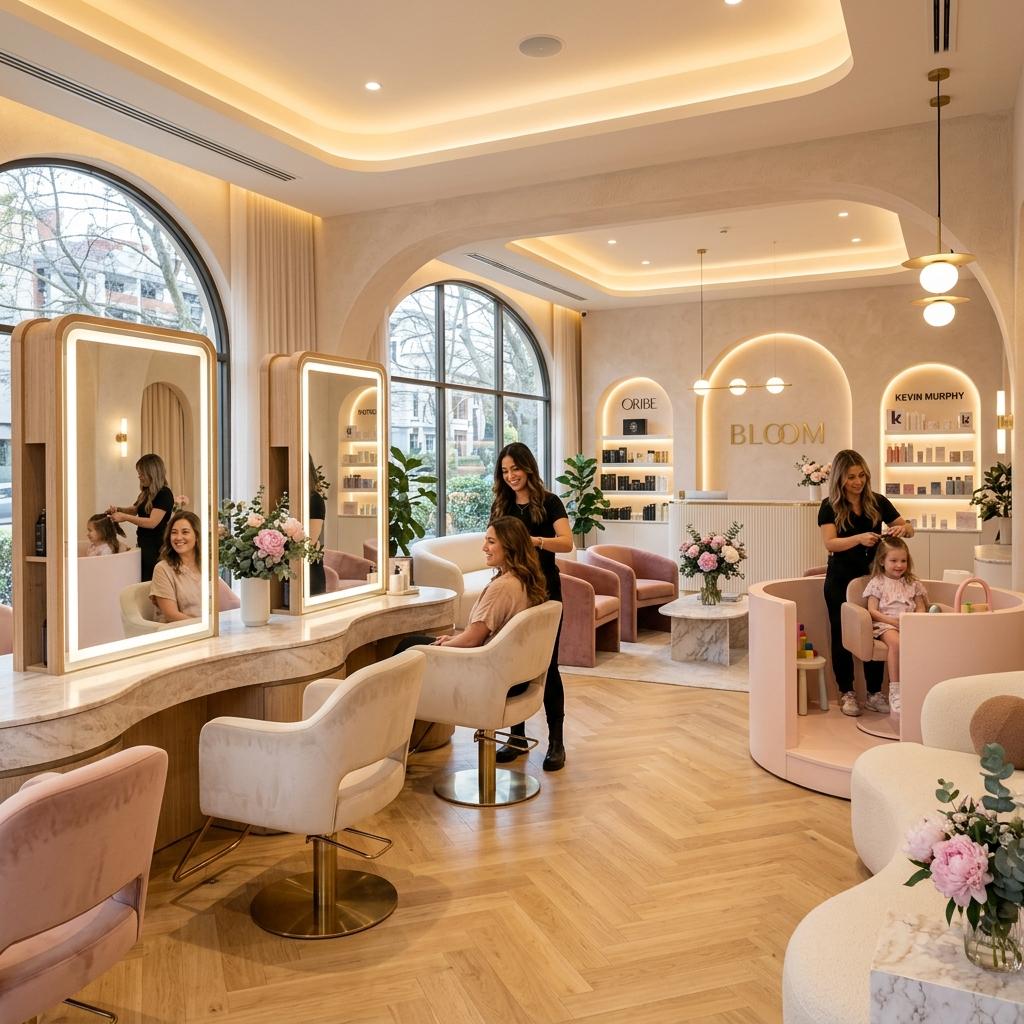 Happy The Family Salon Interior