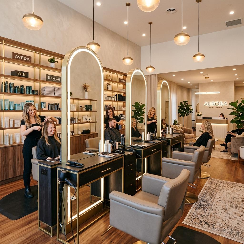 Happy The Family Salon Interior